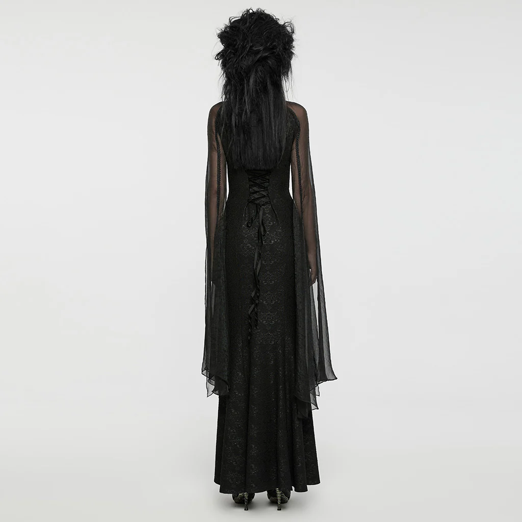 Goth Flowing Fairy  Dress - Image 13
