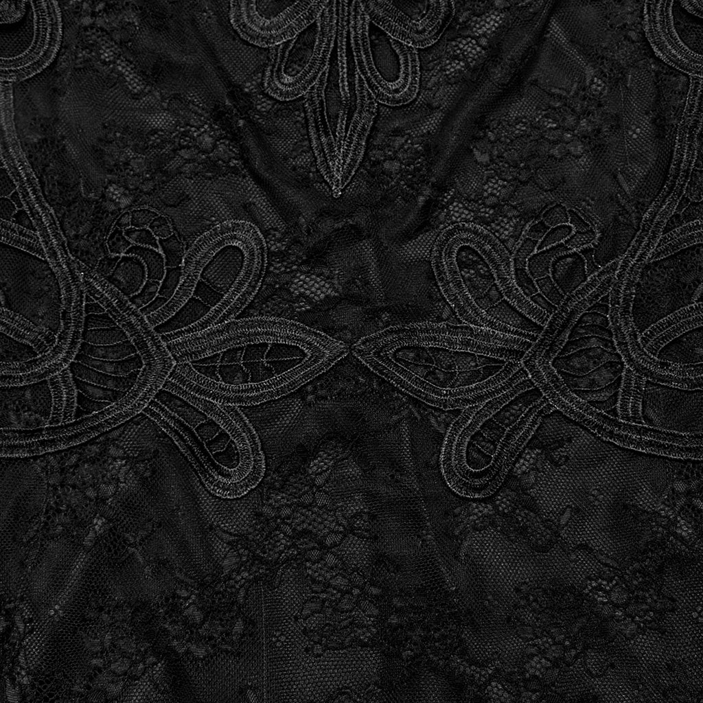 Goth formal elegant lace dress - Image 6