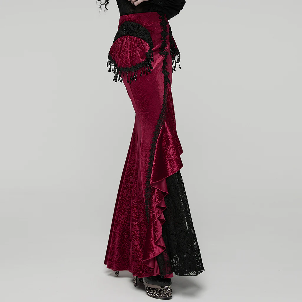 Goth Gorgeous Fishtail Skirt - Image 12