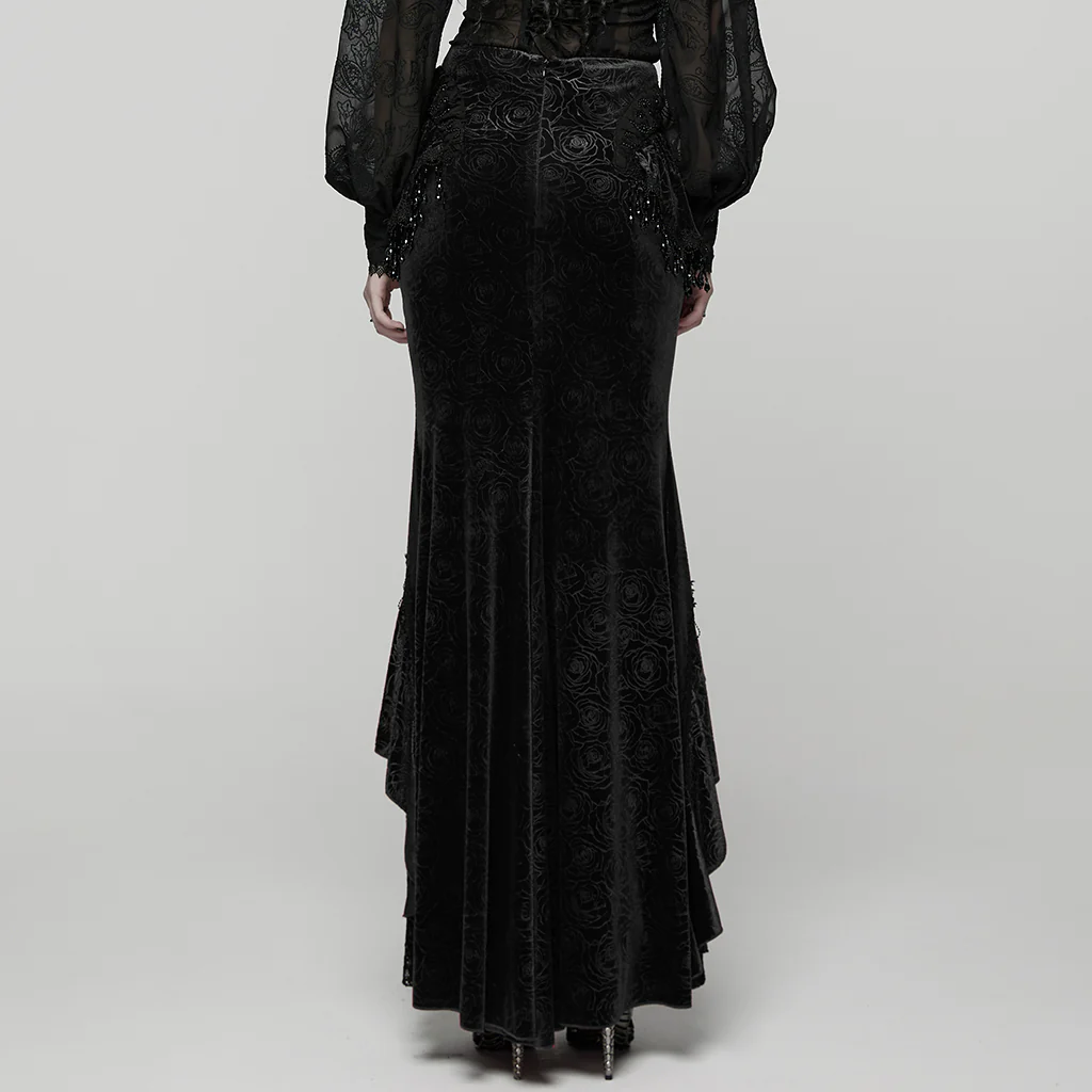 Goth Gorgeous Fishtail Skirt - Image 5