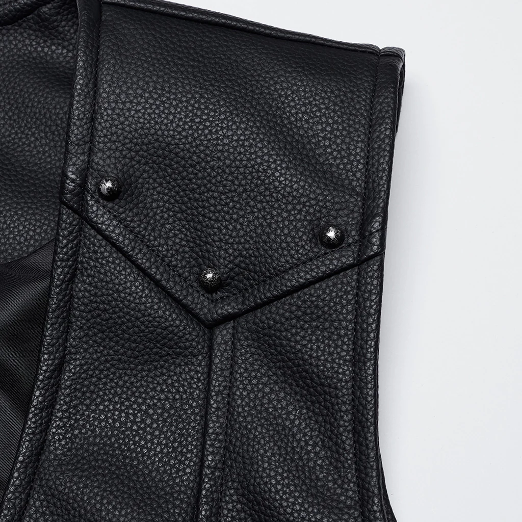 Goth Gorgeous Leather Vest - Image 8