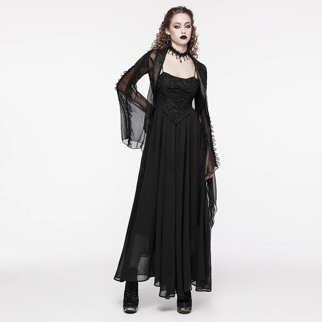 Goth Gorgeous Slip Dress - Image 14