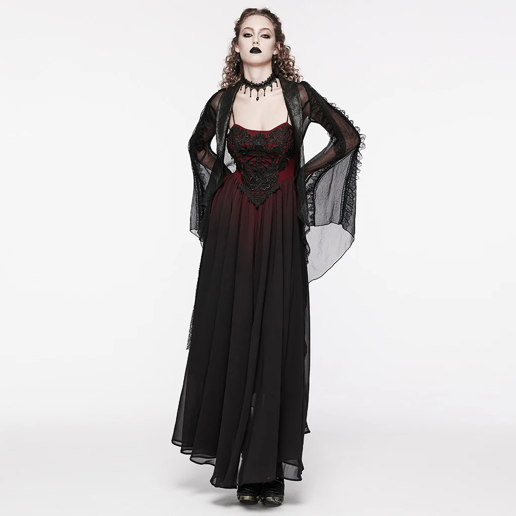 Goth Gorgeous Slip Dress - Image 5