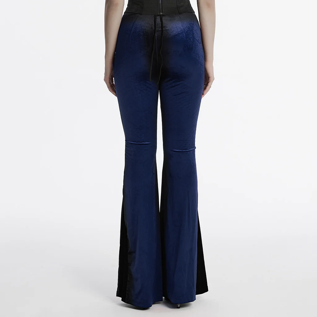 Goth gradient printed flared pants - Image 11