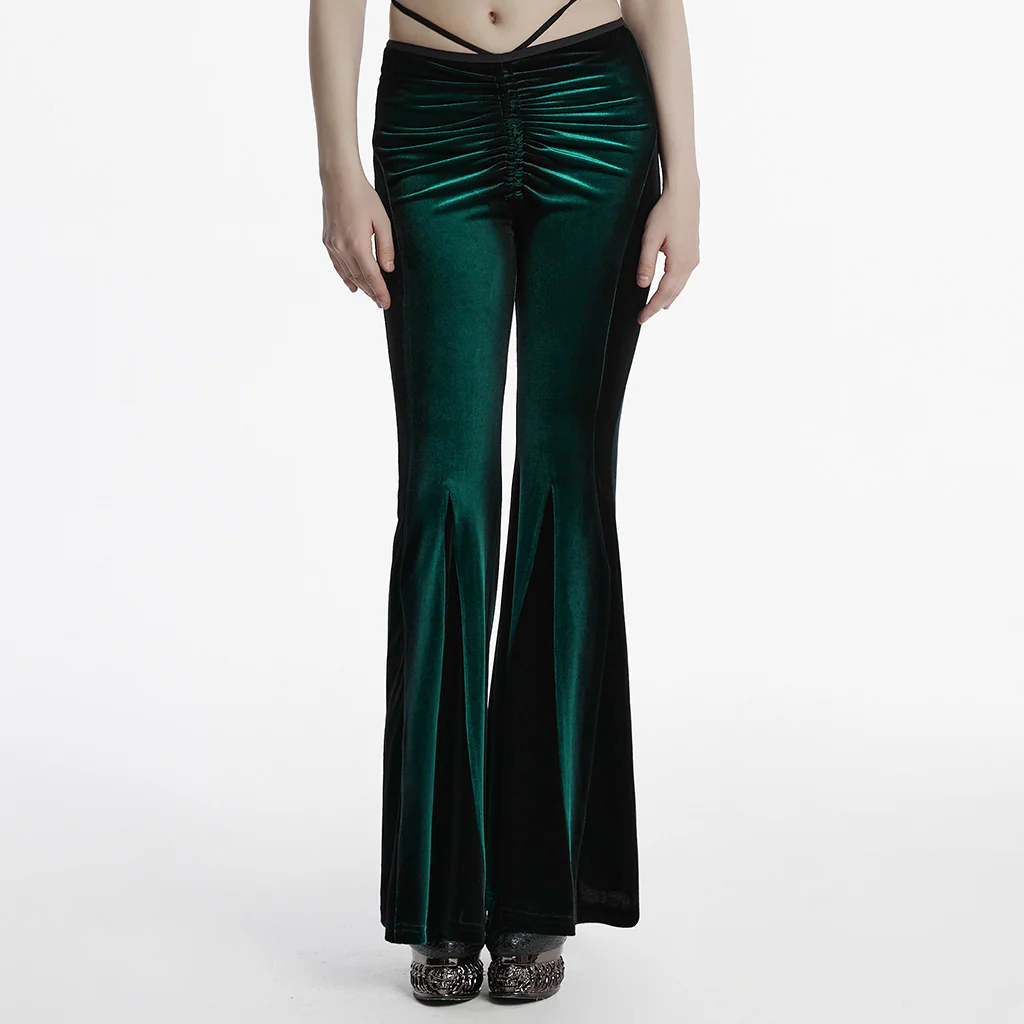 Goth gradient printed flared pants - Image 15