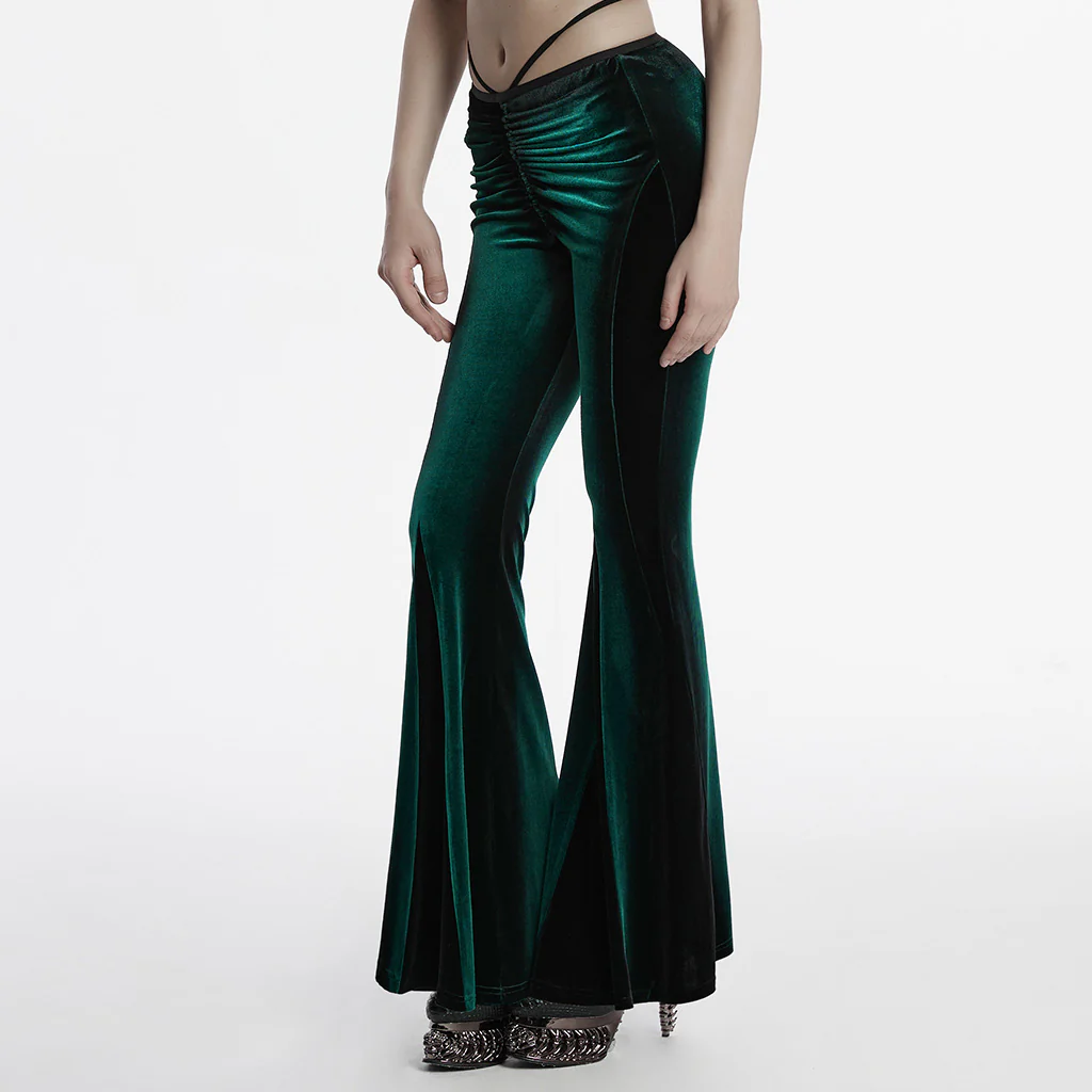 Goth gradient printed flared pants - Image 19