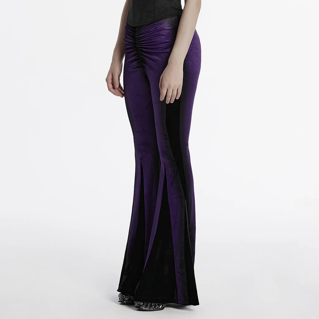Goth gradient printed flared pants - Image 28