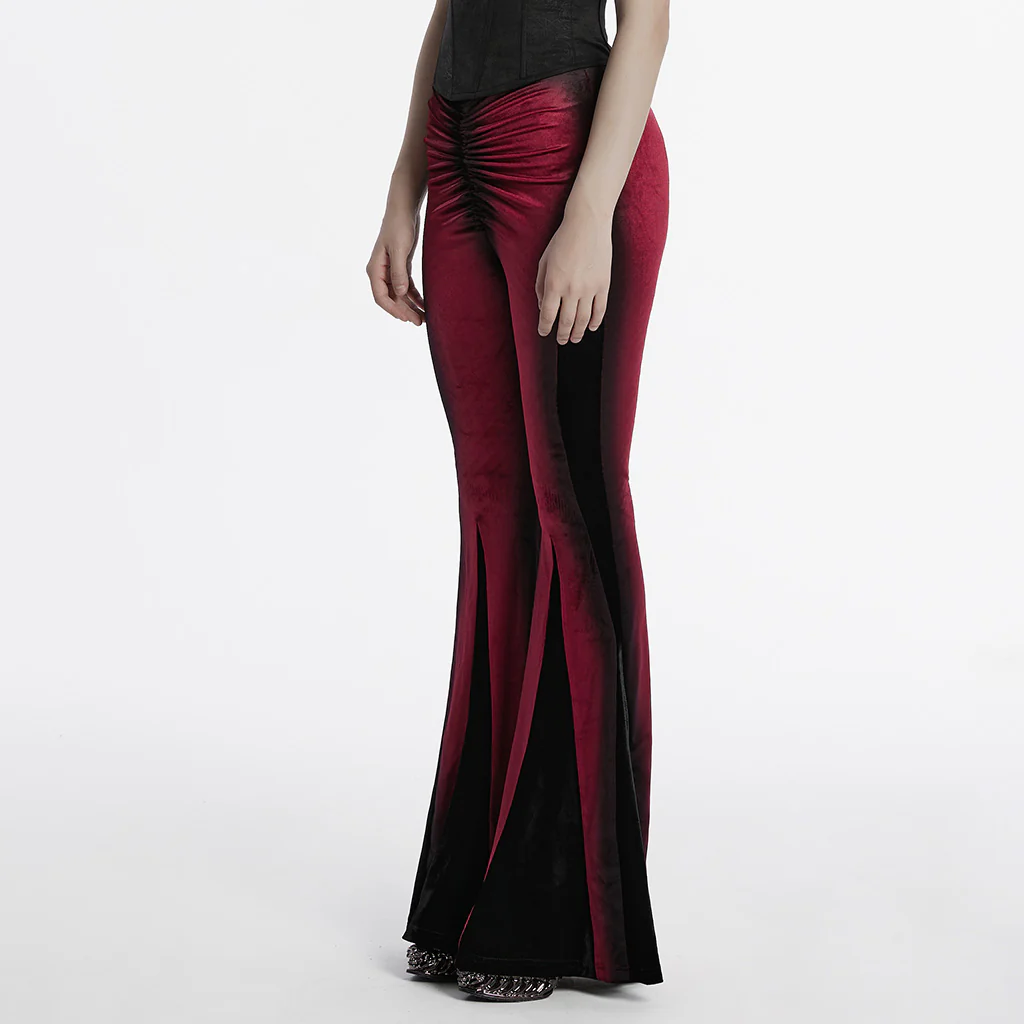 Goth gradient printed flared pants - Image 3