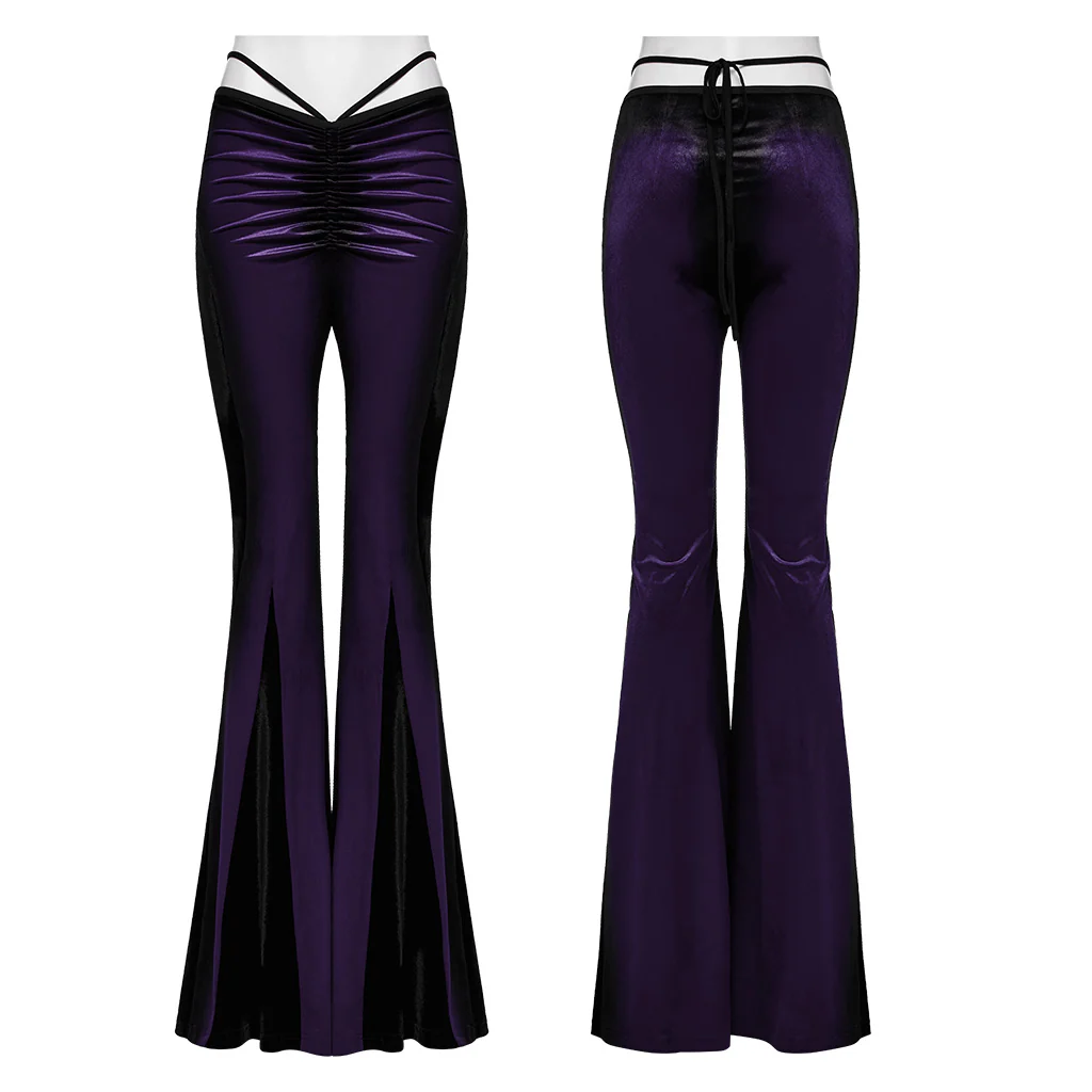 Goth gradient printed flared pants - Image 31