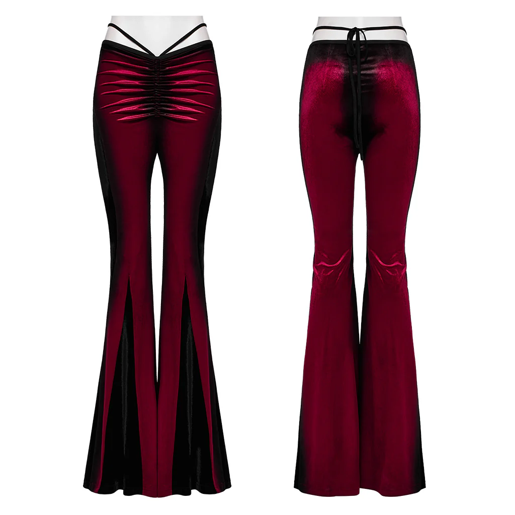 Goth gradient printed flared pants - Image 6