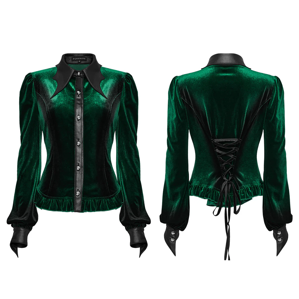 Goth gradient printed shirt - Image 8