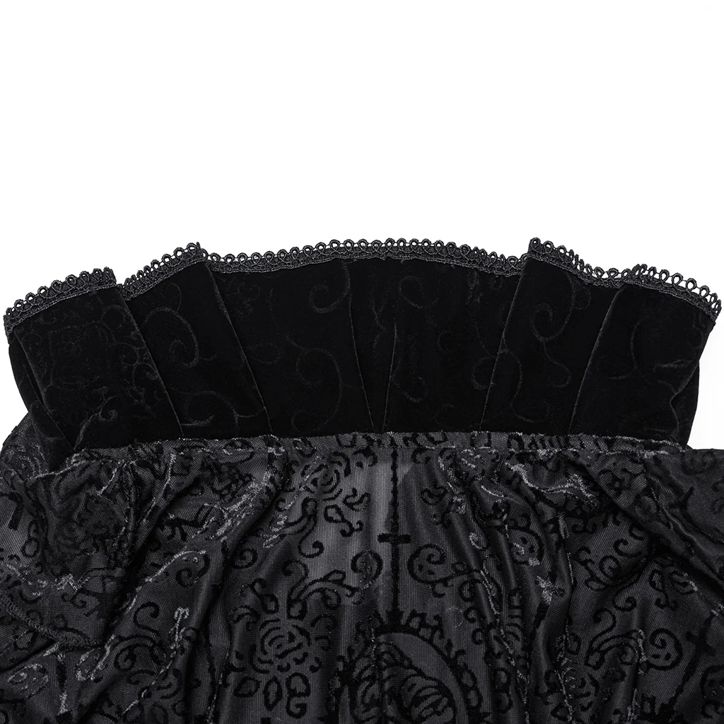 Goth High Collar T-shirt - Image 2