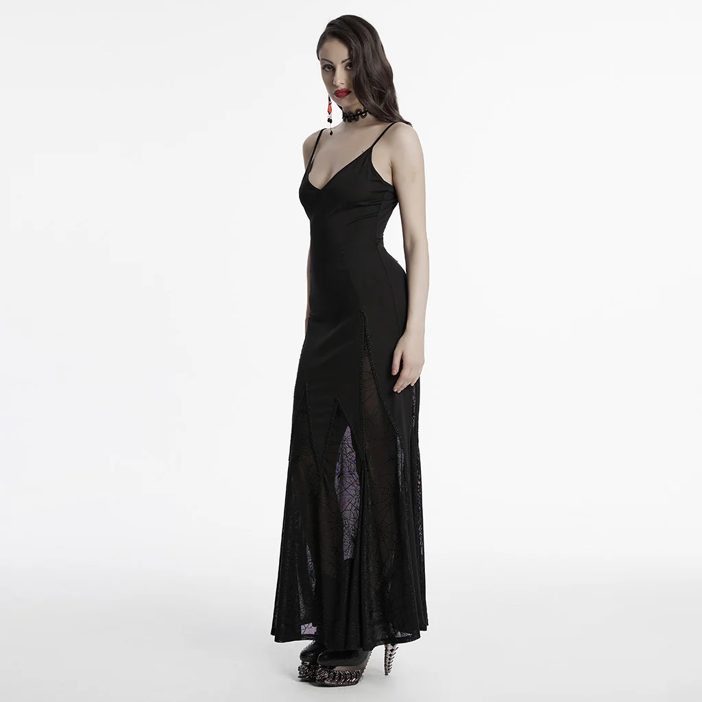 Goth Irregular Splicing Dress - Image 5