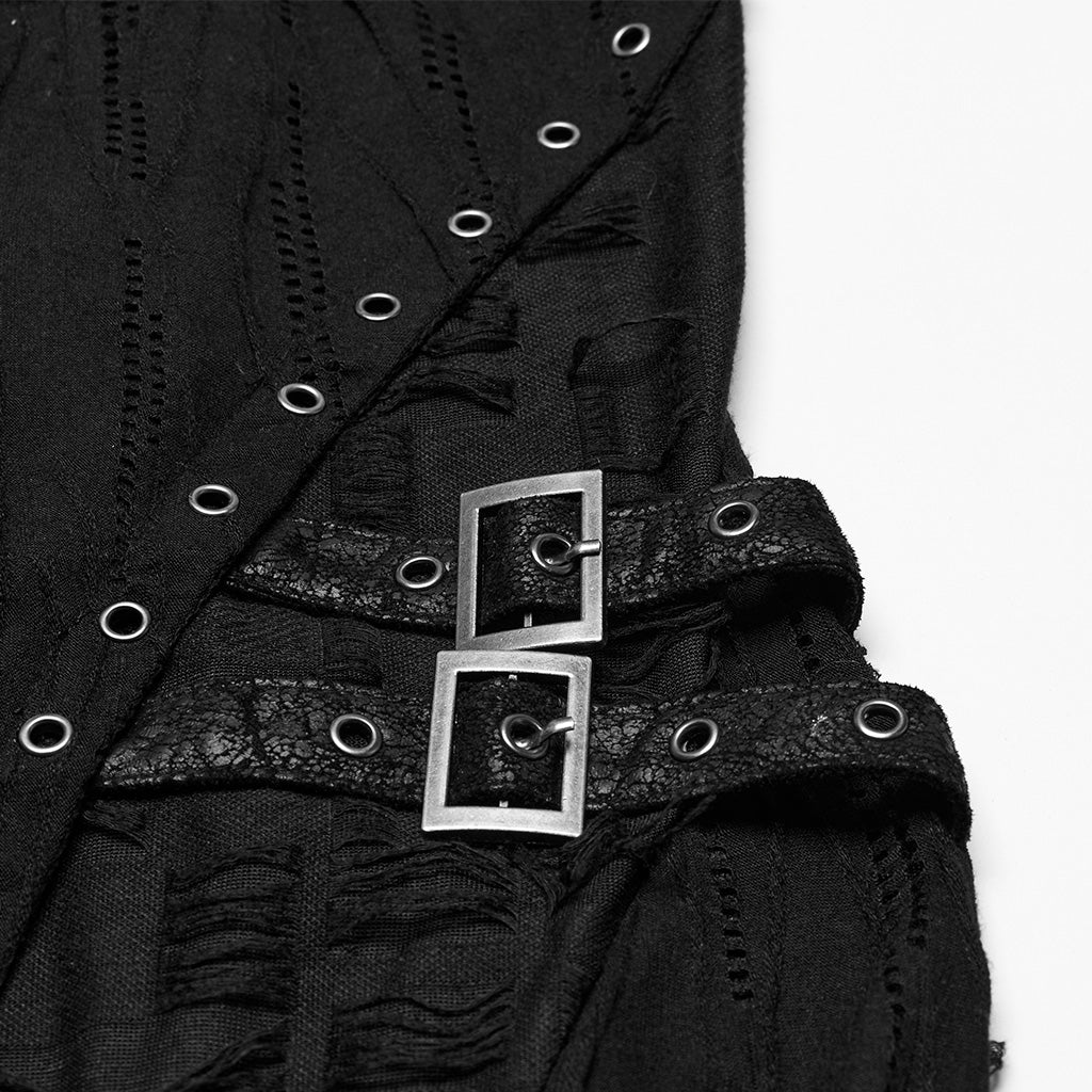 Goth irregular split dress - Image 6