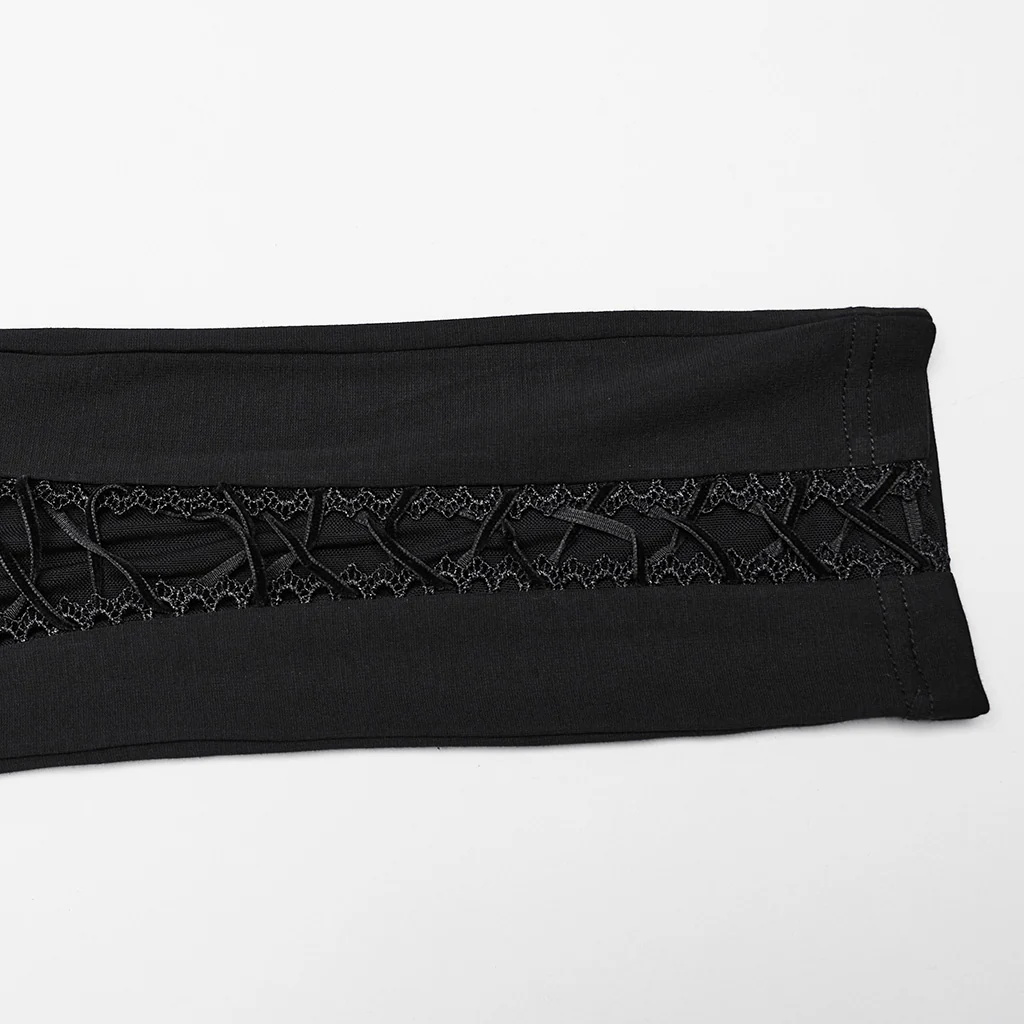 Goth lace decal leggings - Image 9