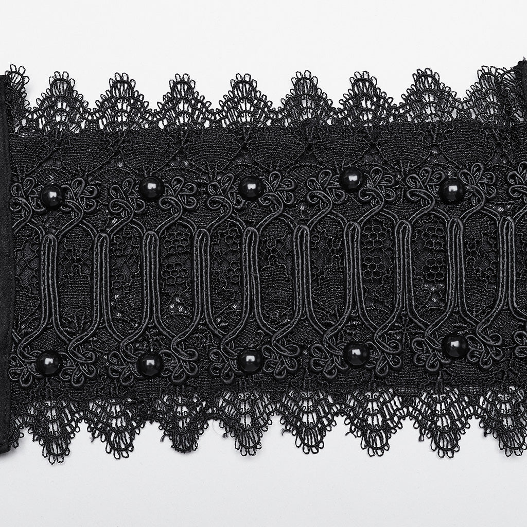 Goth lace hollow corset - Image 6