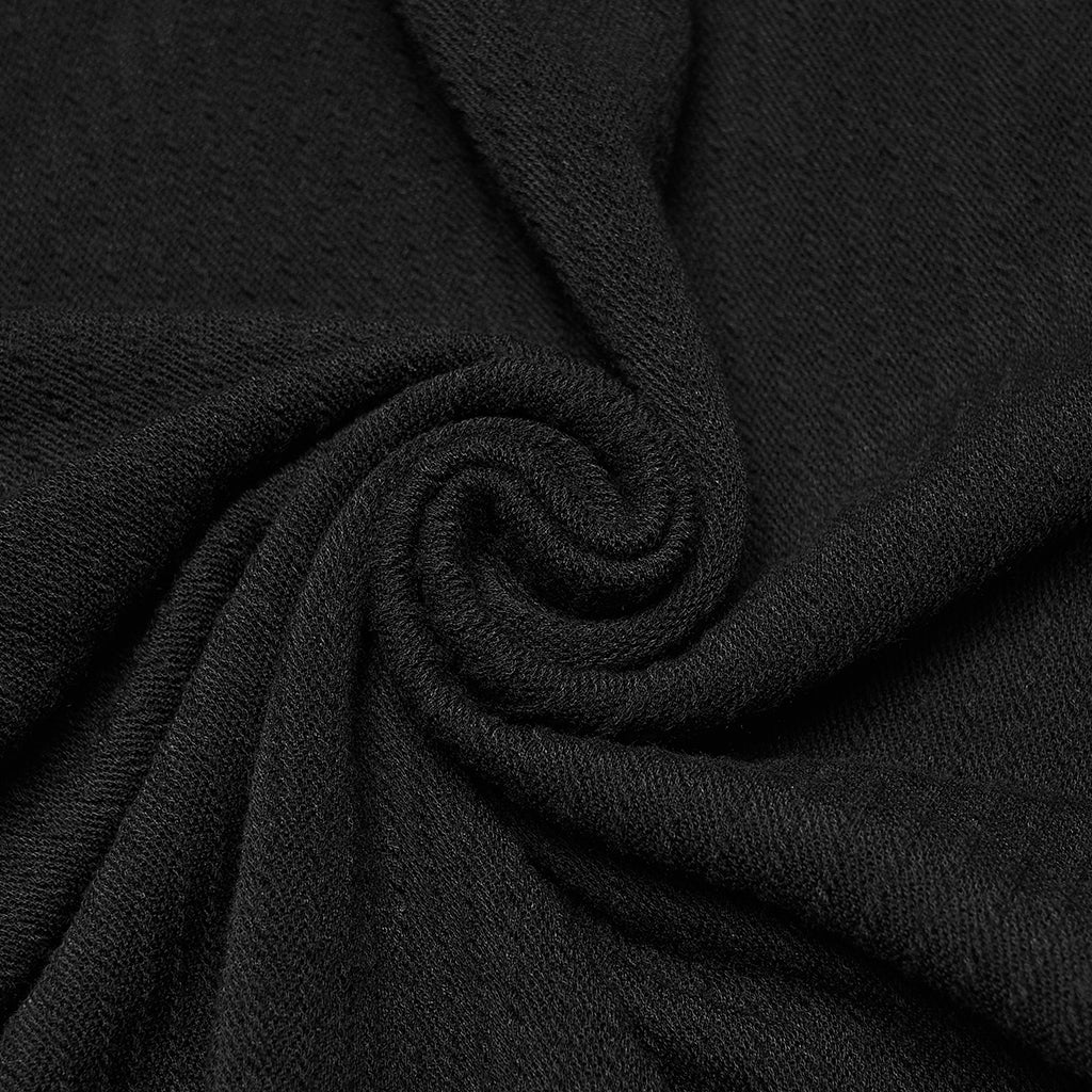 Goth minimalist jacquard T-shirt - Image 6