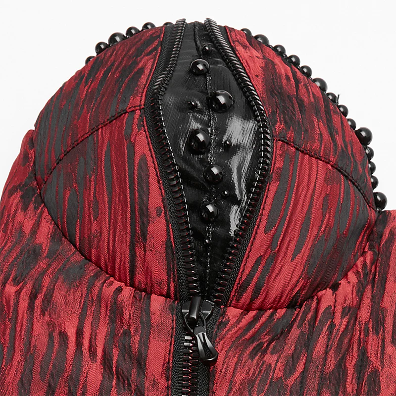 Goth Mottled Beaded Waist Seal Coset - Image 5