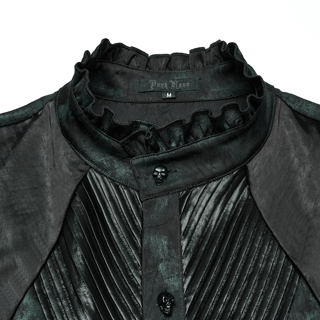 Goth mystery pleated shirt - Image 26