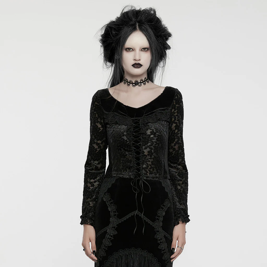 Goth V-neck Gorgeous T-shirt