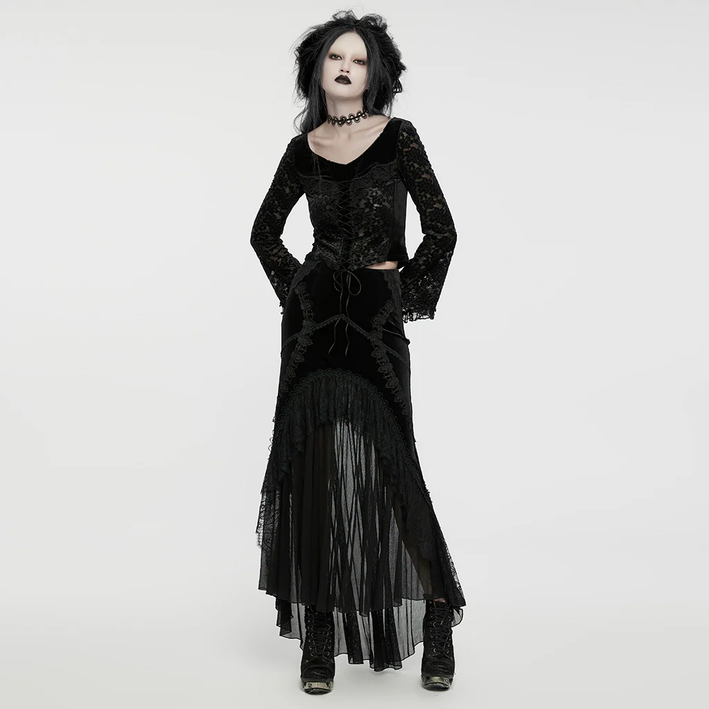 Goth V-neck Gorgeous T-shirt - Image 4