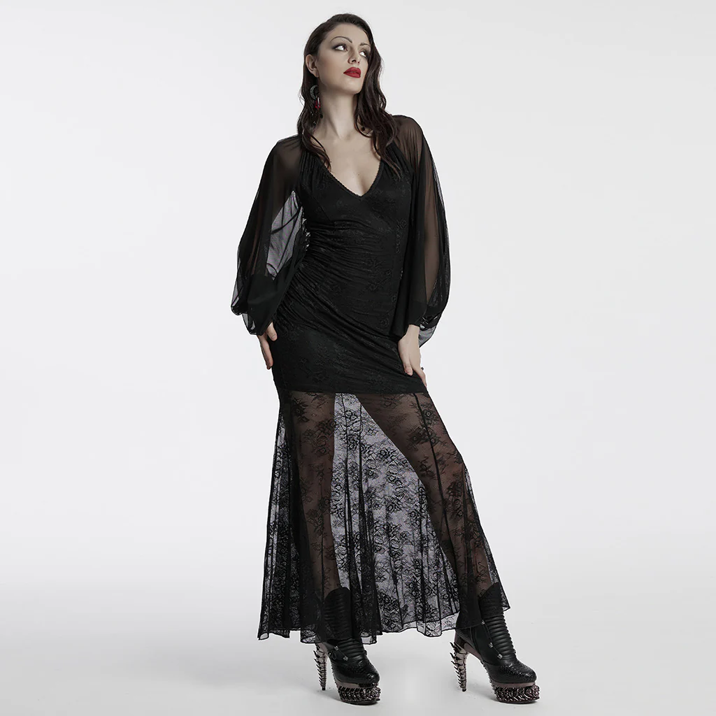 Goth Night Bat Dress - Image 8