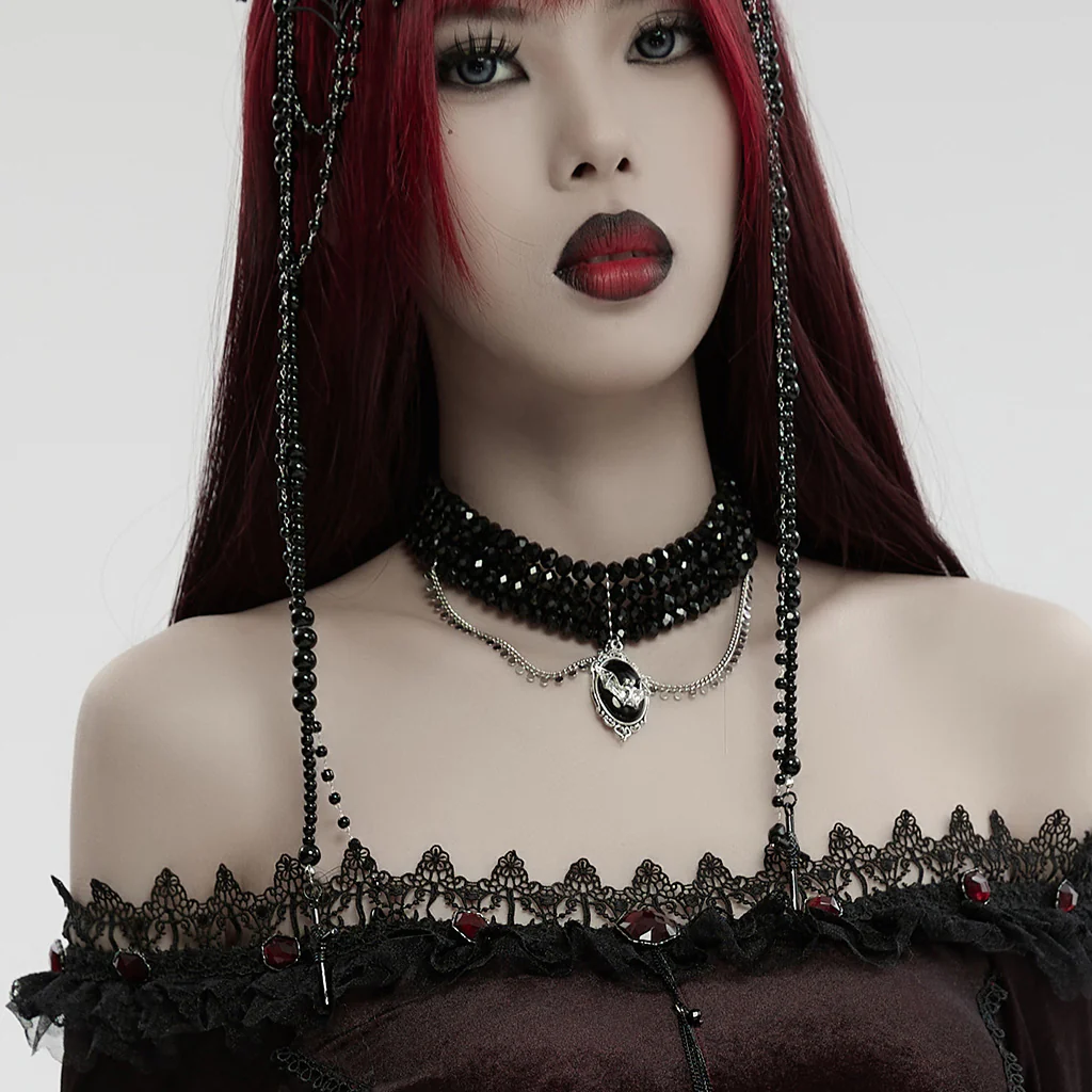 Goth Noble Bat Choker - Image 2