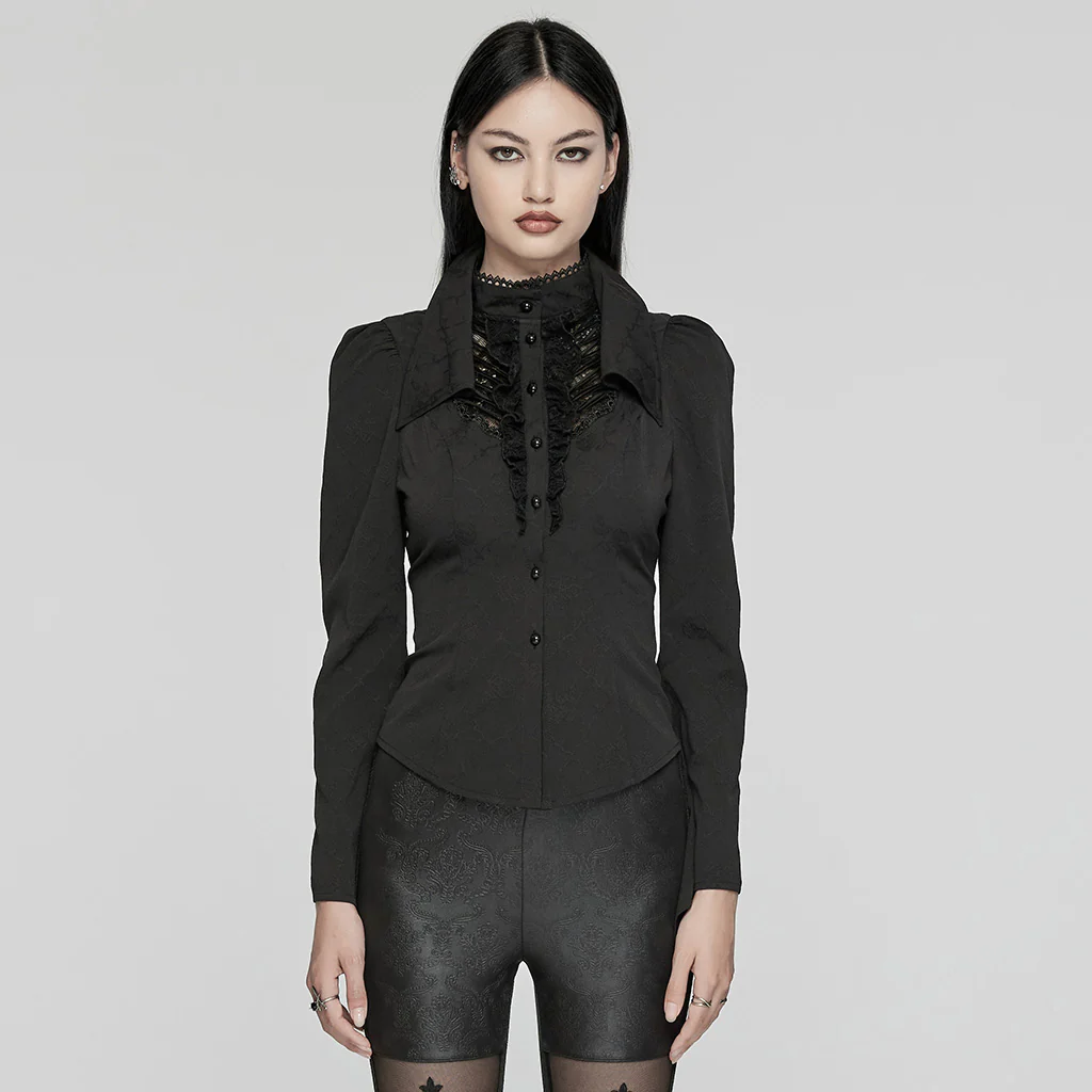 Goth Double-collar Shirt