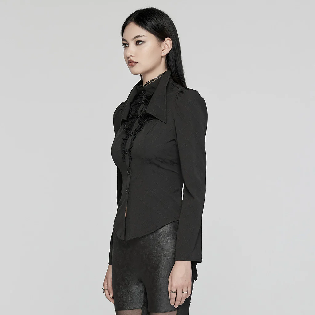 Goth Double-collar Shirt - Image 2