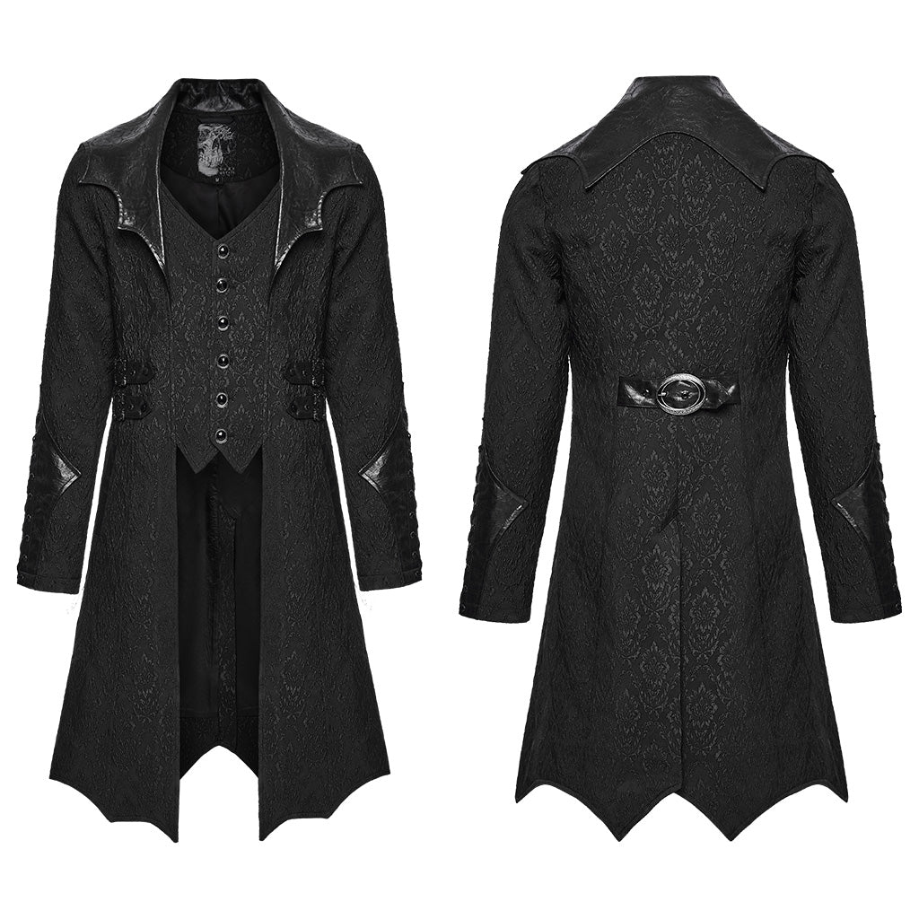Goth Palace Bat Collar Coat - Image 8