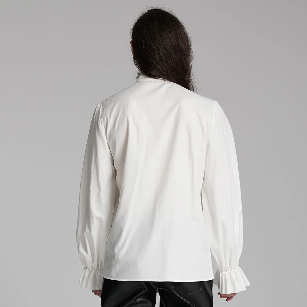 Goth Exquisite 3D Pleated Shirt - Image 7