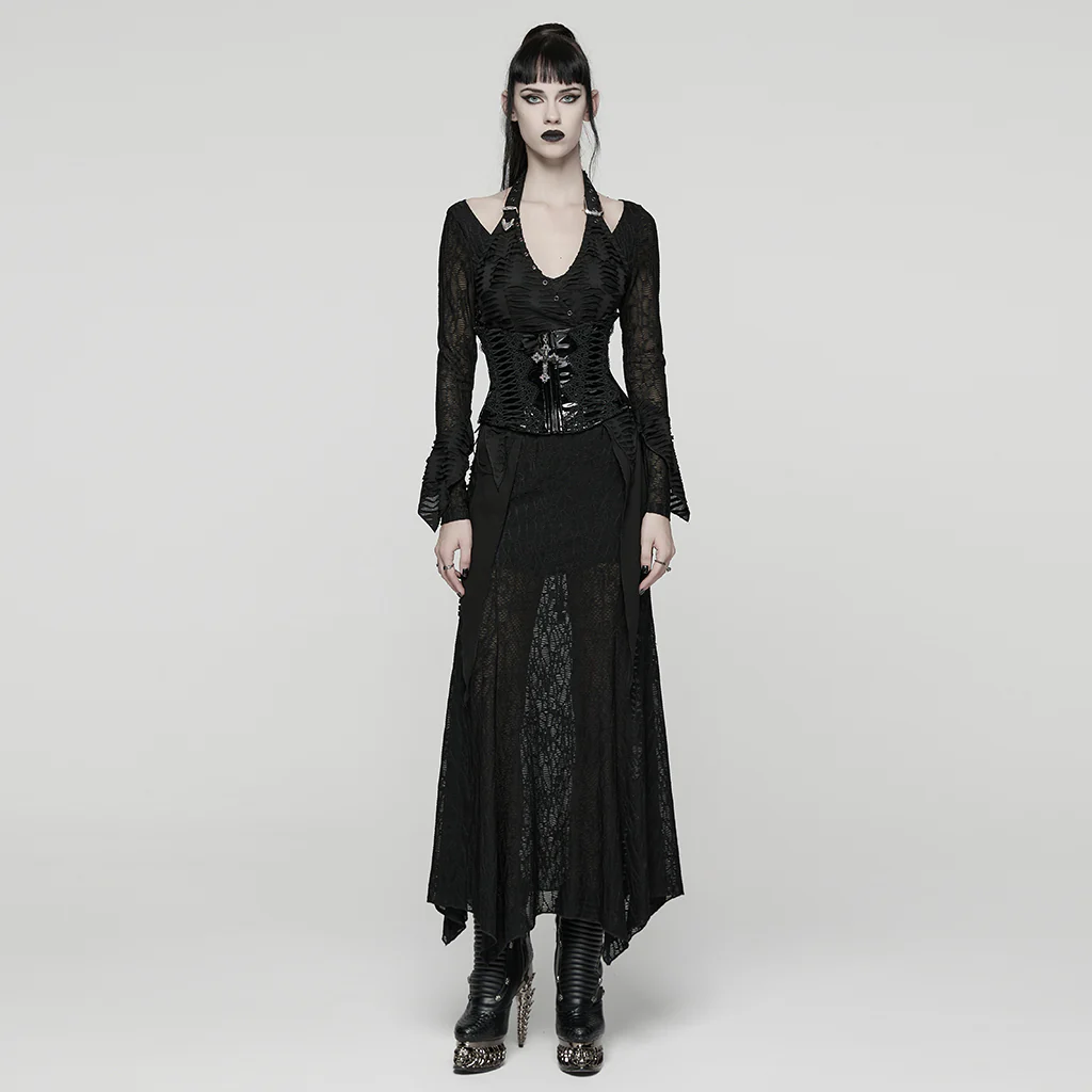 Goth Patent Leather Corset - Image 5