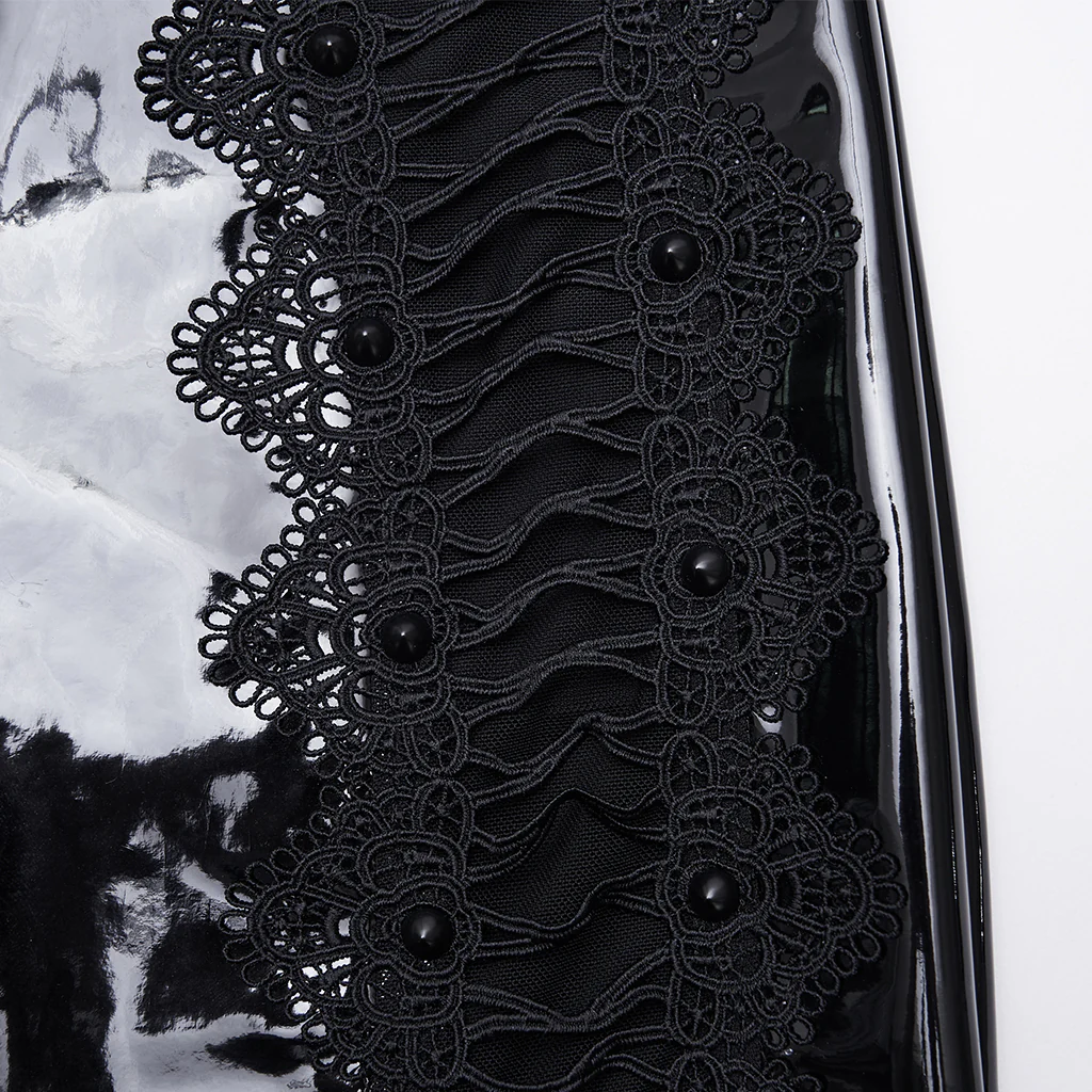 Goth Patent Leather Skirt - Image 7