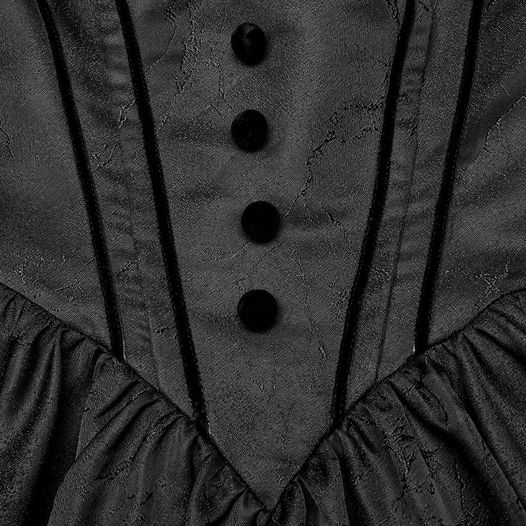 Goth retro velvet formal dress - Image 8