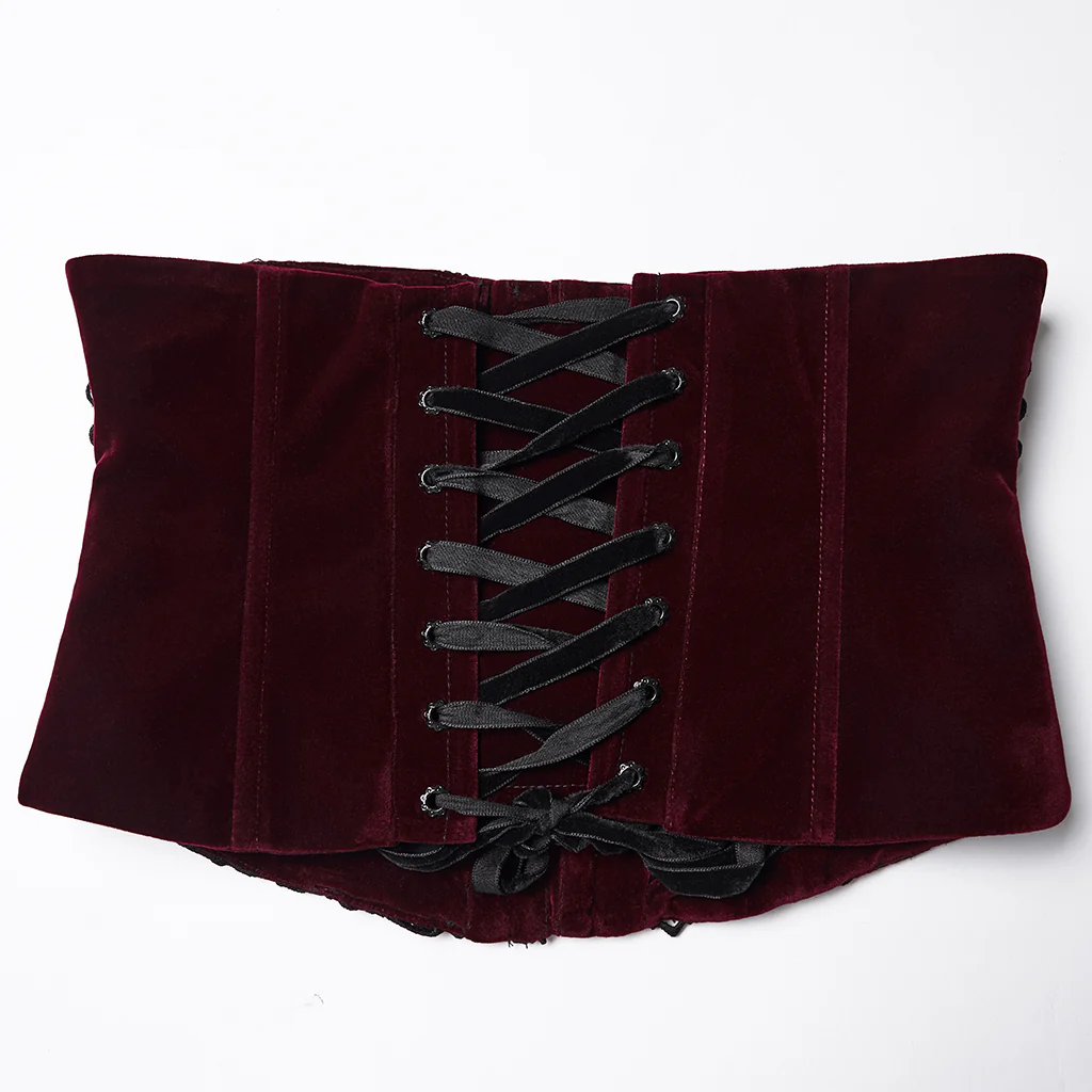 Goth Rose Lace Corset - Image 9