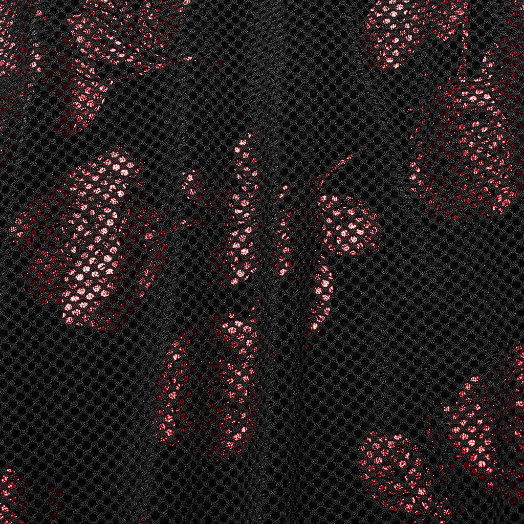 Goth Rose Print Dress - Image 17