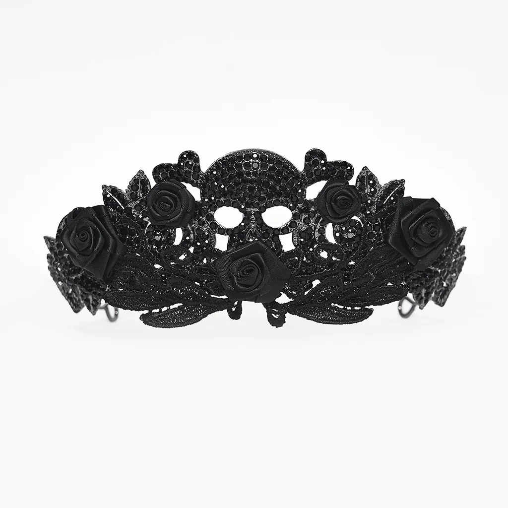 Goth Rose Skull Crown - Image 5