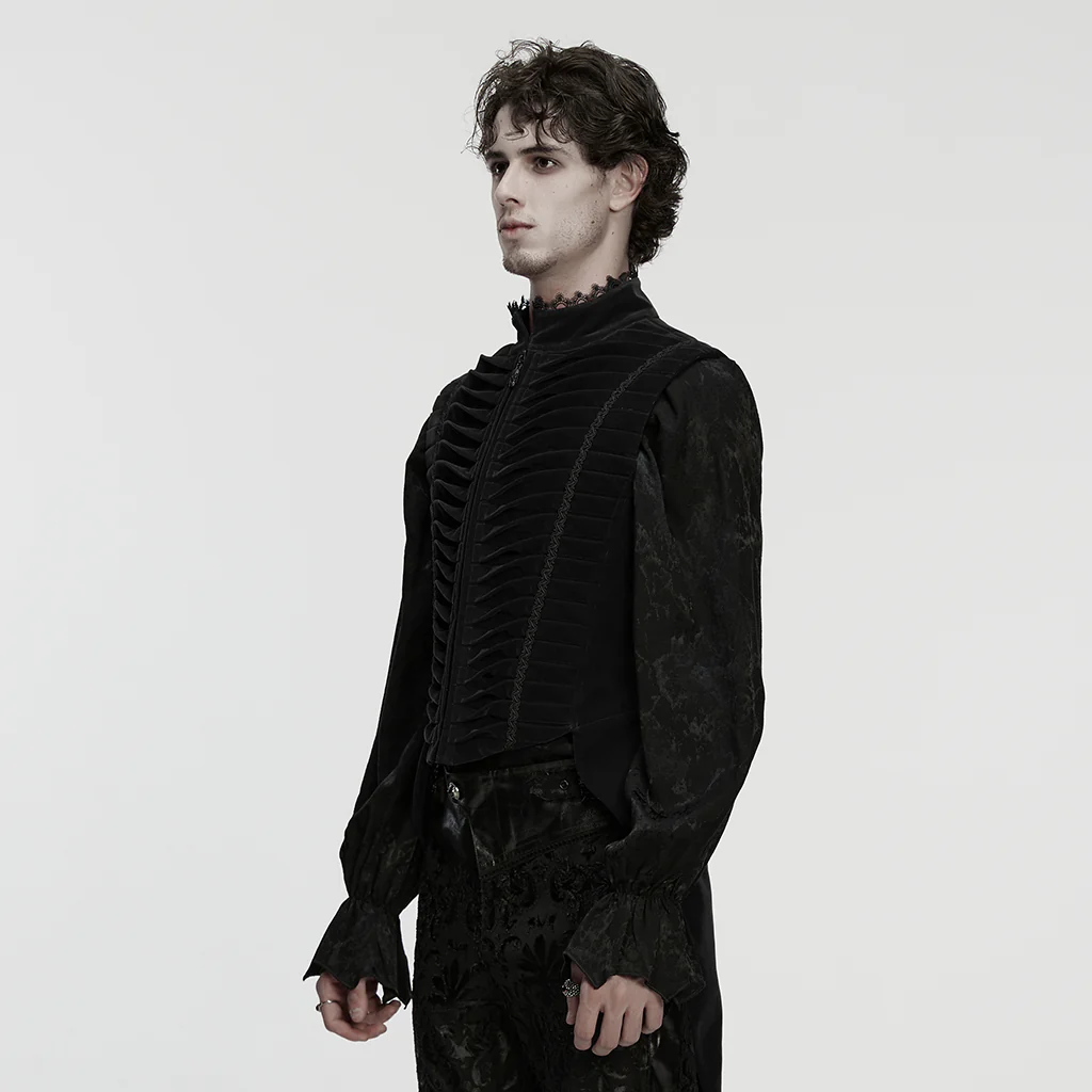 Goth tailcoat men's vest - Image 4