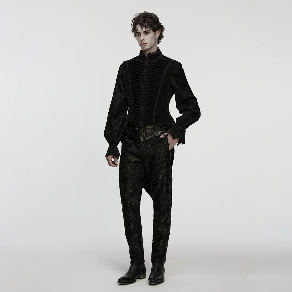 Goth tailcoat men's vest - Image 6
