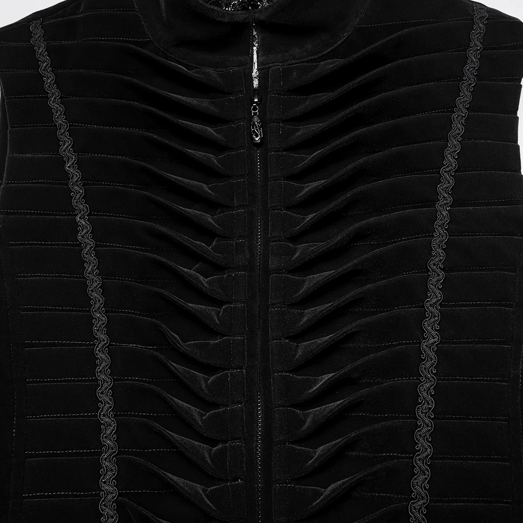 Goth tailcoat men's vest - Image 8