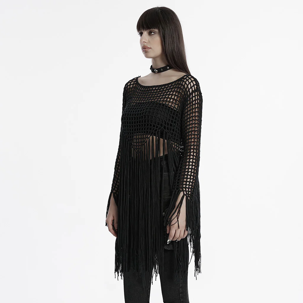 Goth tassels sweater - Image 3