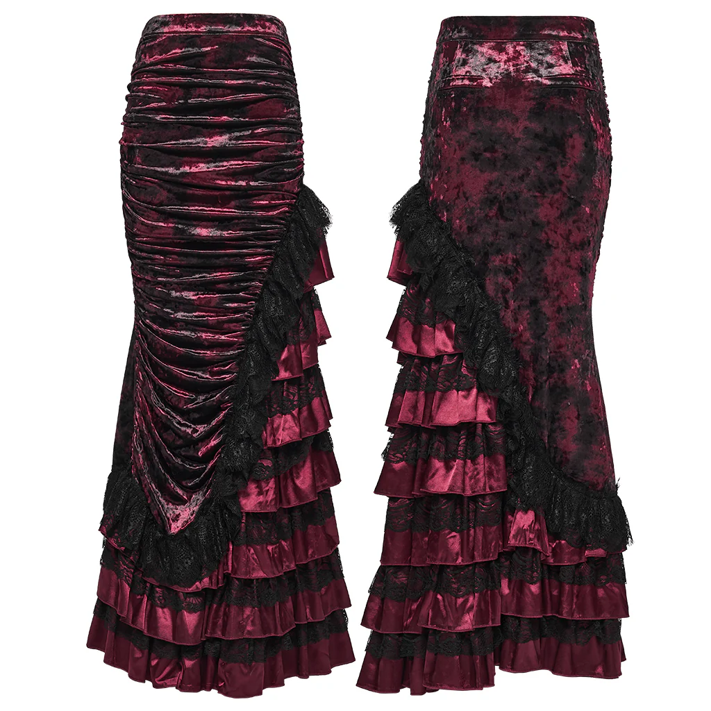 Goth Victorian Gorgeous Skirt - Image 13
