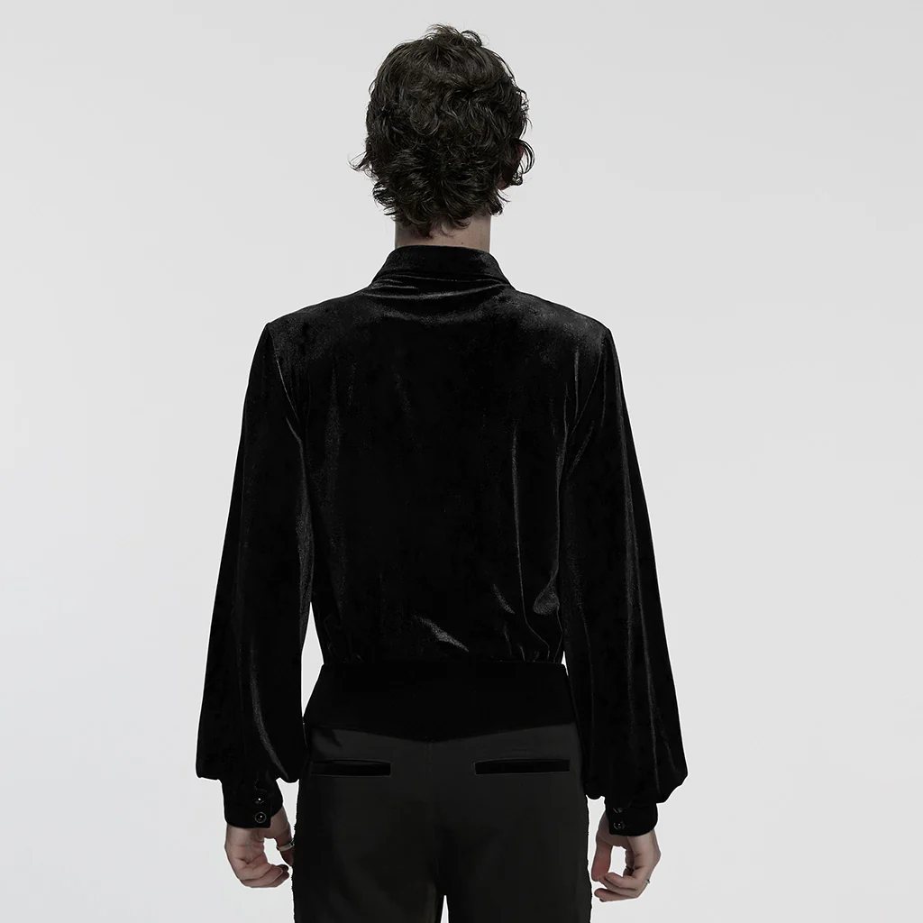 Daily Goth luster velvet shirt - Image 13