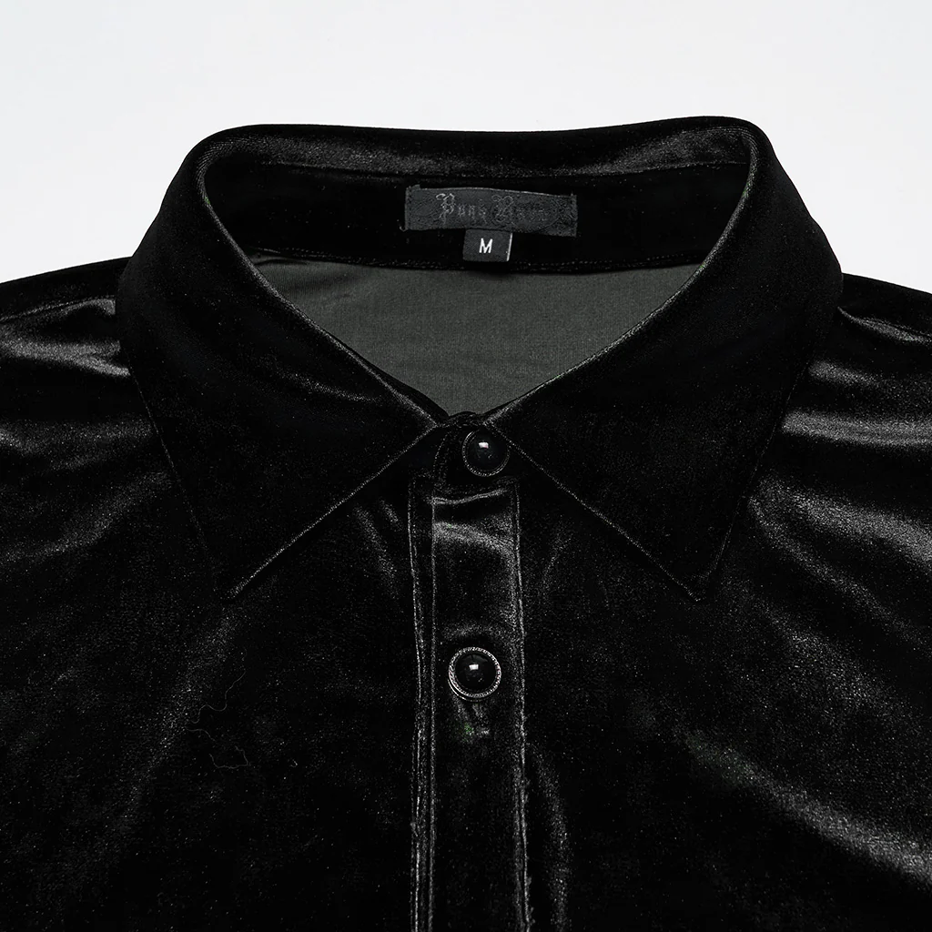 Daily Goth luster velvet shirt - Image 16