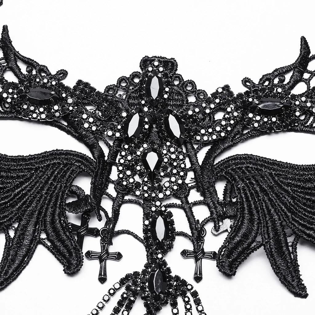 Gothic Black Wing Gorgeous Necklace - Image 6