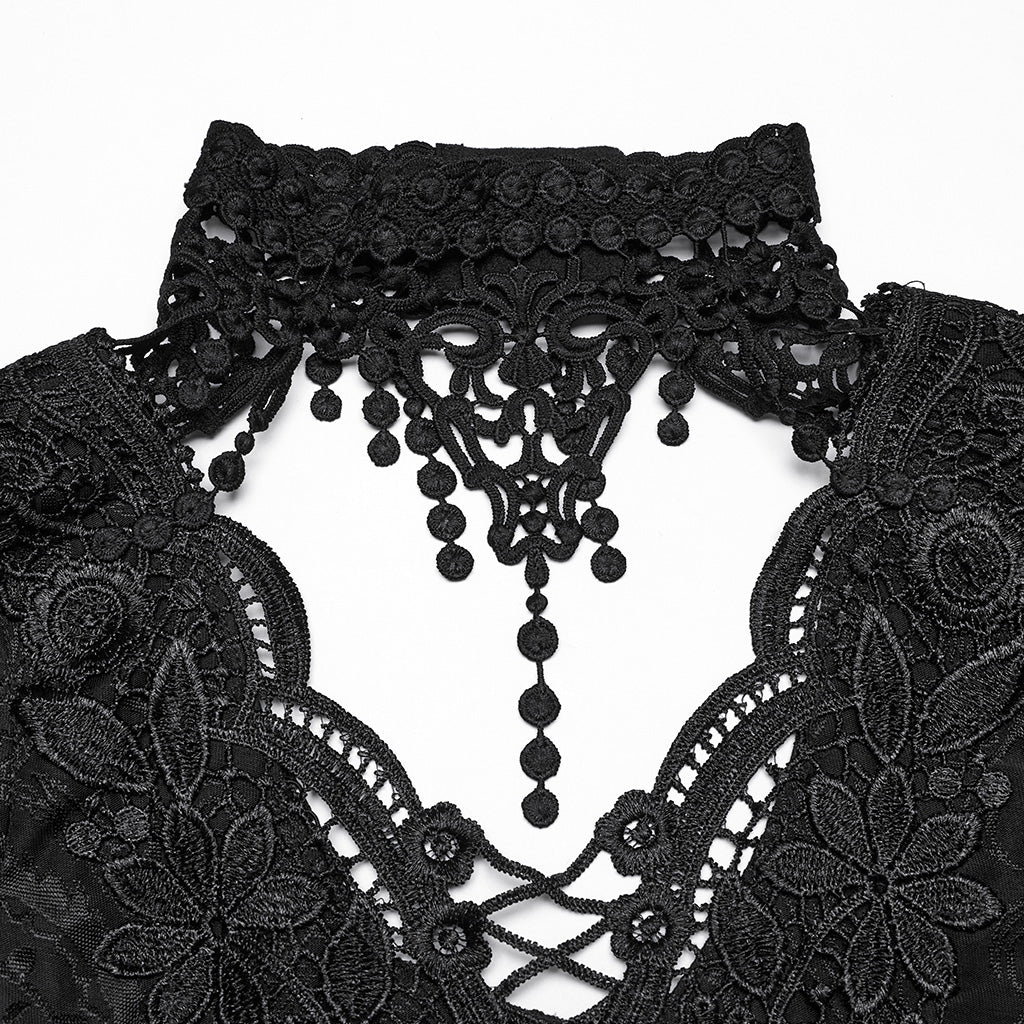 Gothic Exquisite lace T-shirt - Image 6