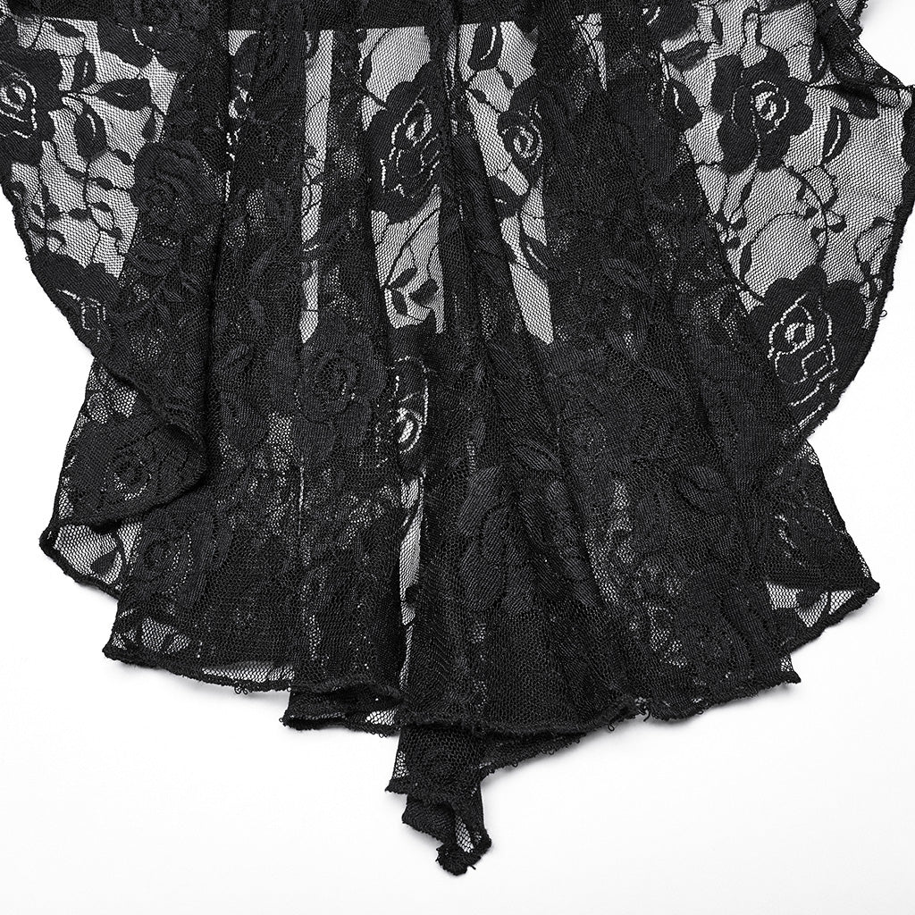 Gothic Exquisite lace T-shirt - Image 9