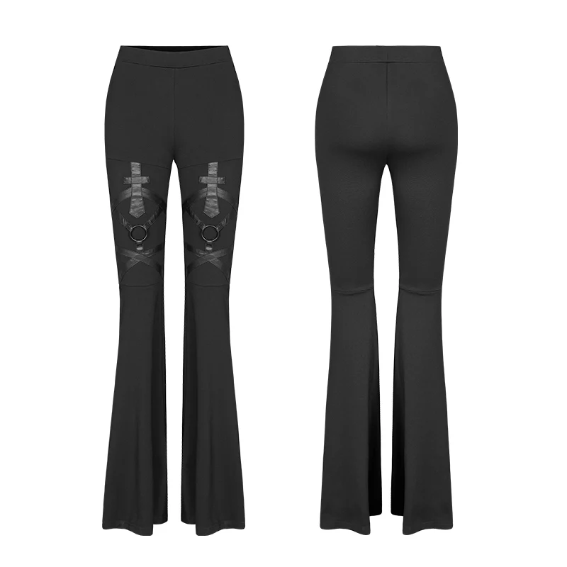 Gothic flared trousers - Image 4