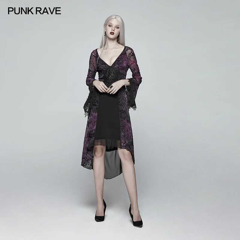 Gothic Goddess Classical Mid-length Dress - Image 3