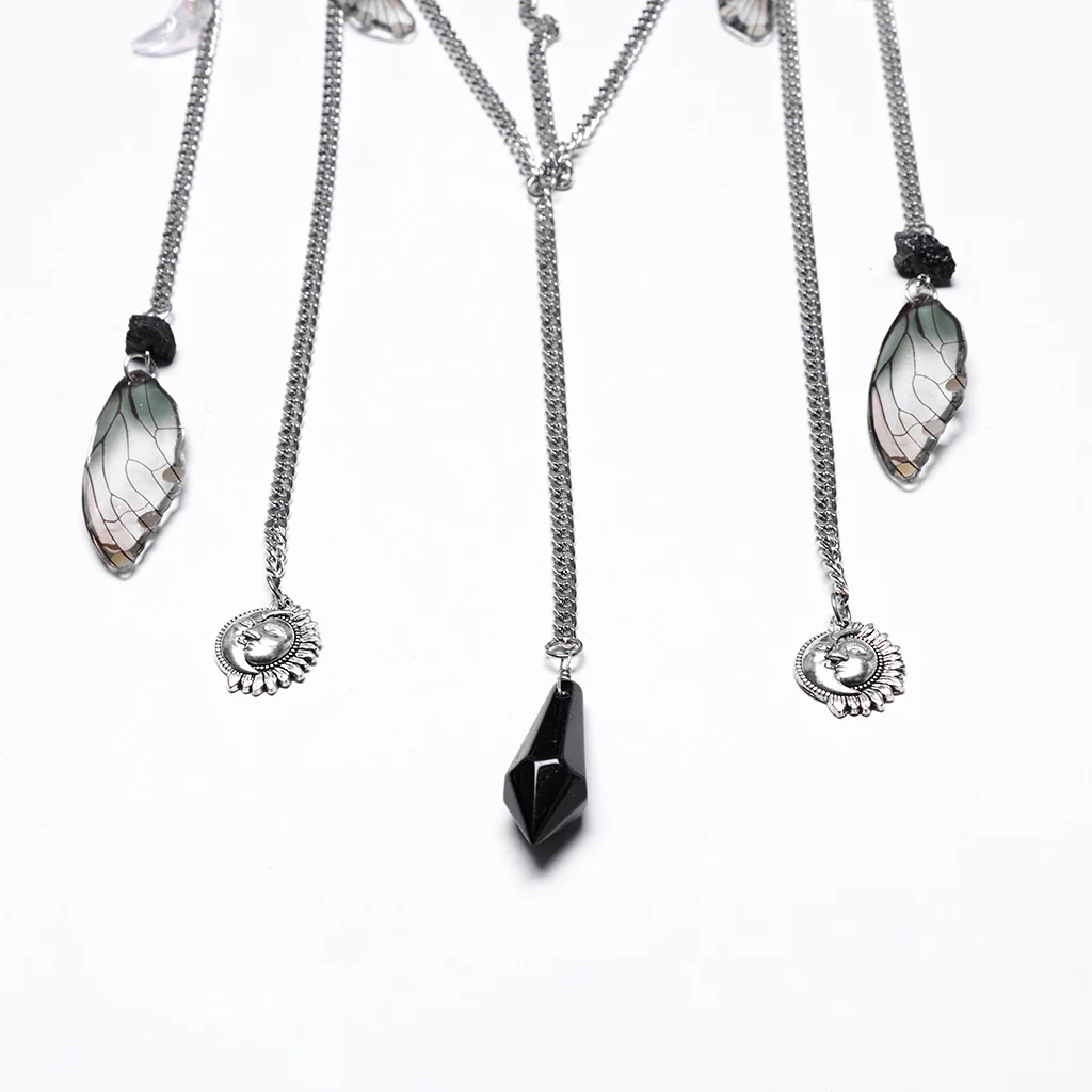 Gothic Gorgeous Black Crystal Headband - Image 7